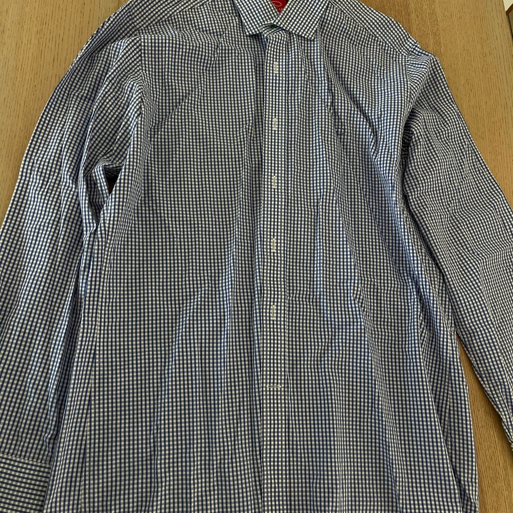 Men's Blue Checkered Shirt
